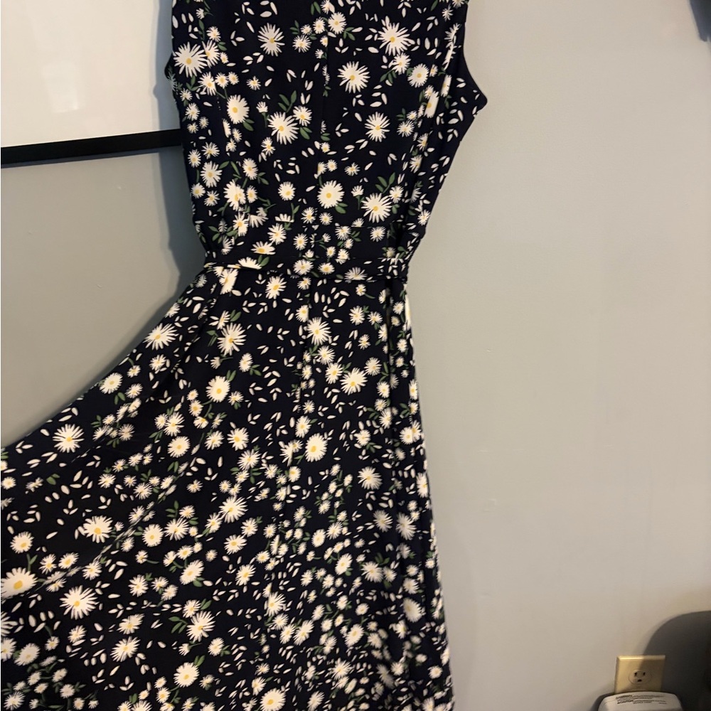 Tommy Hilfiger Black Floral Midi Dress
